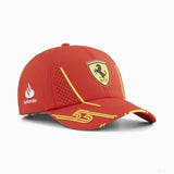 Ferrari sapca, Puma, Carlos Sainz, sapca de baseball, rosu