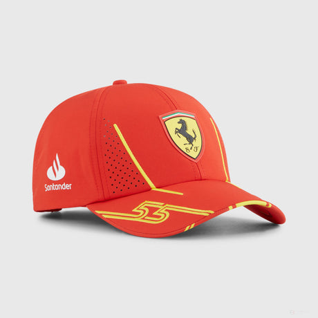 Ferrari sapca, Puma, Carlos Sainz, sapca de baseball, copil, rosu - FansBRANDS®