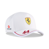 Șapcă albă Ferrari, Lewis Hamilton, Baseball, 🔥