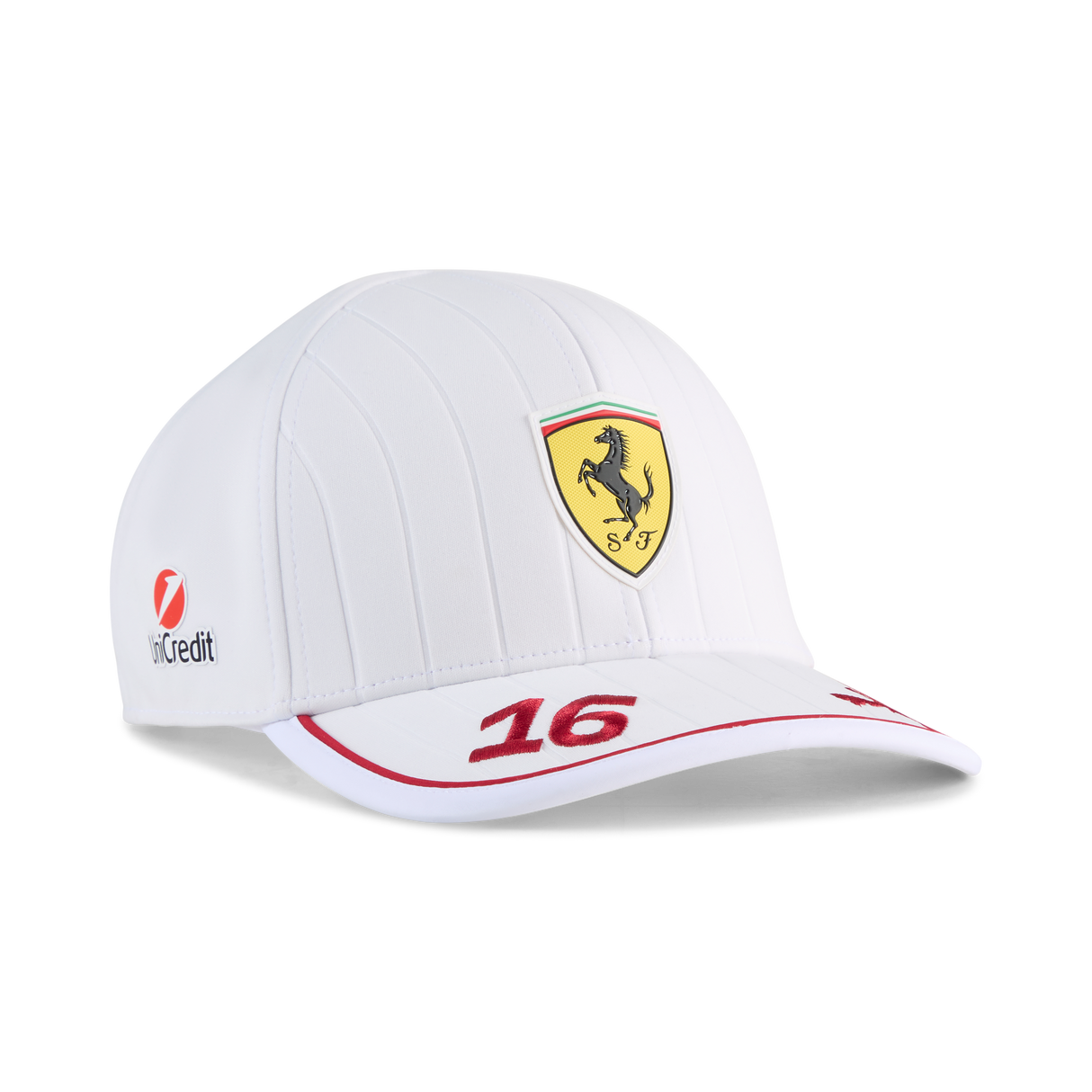 Șapcă de baseball Ferrari, Charles Leclerc, albă 🔥
