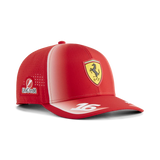 Șapcă Ferrari, echipă, Charles Leclerc, Puma, roșu