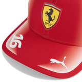 Șapcă Ferrari, echipă, Charles Leclerc, Puma, roșu