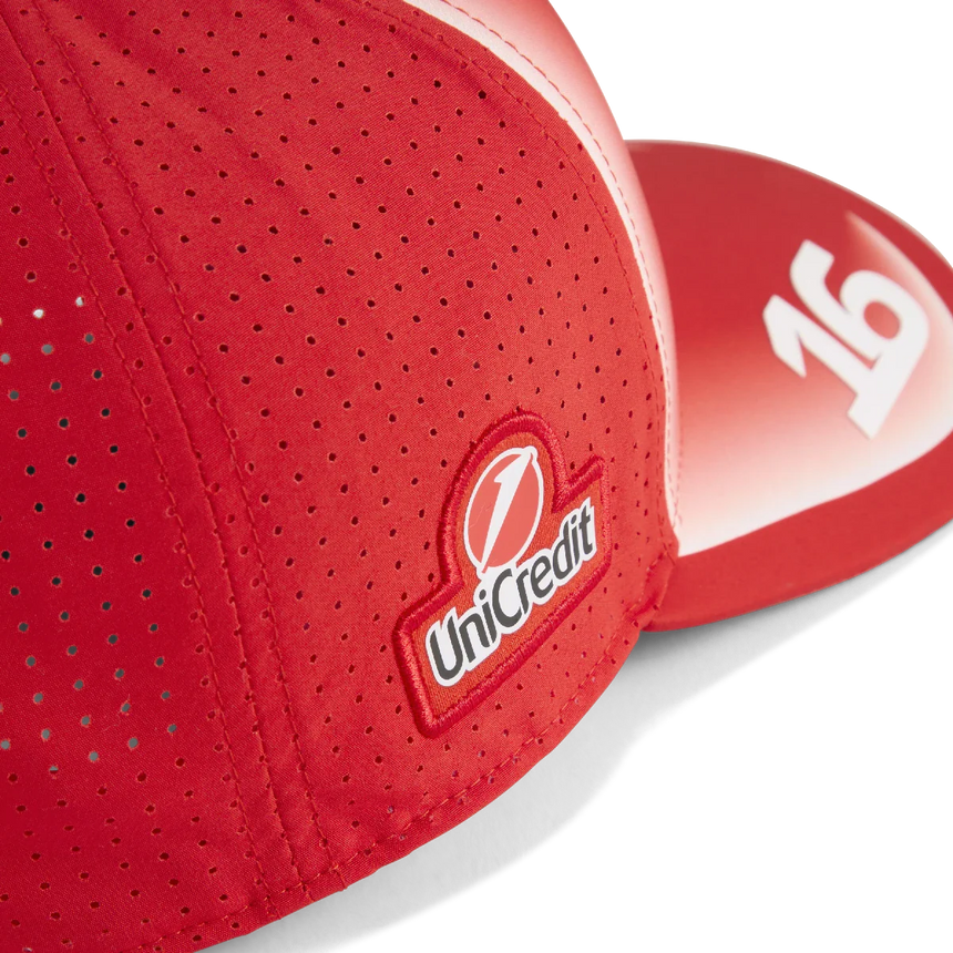 Șapcă Ferrari, echipă, Charles Leclerc, Puma, roșu