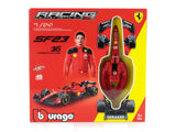 kit de modelism Ferrari, bburago, 1:24, Charles Leclerc, #16, SF-23