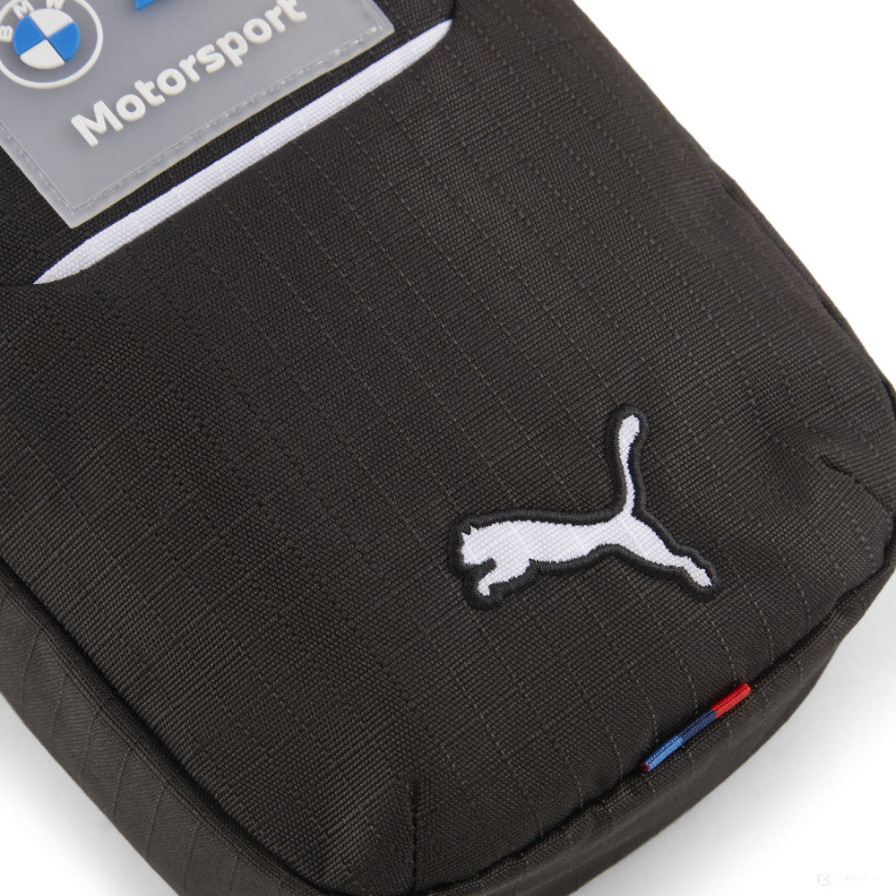 BMW Motorsport geantă, Puma, MMS geantă de umar mica, negru - FansBRANDS®