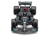 Mercedes car model, F1 W 14 E, bburago, 1:43, George Russell #63, 2023