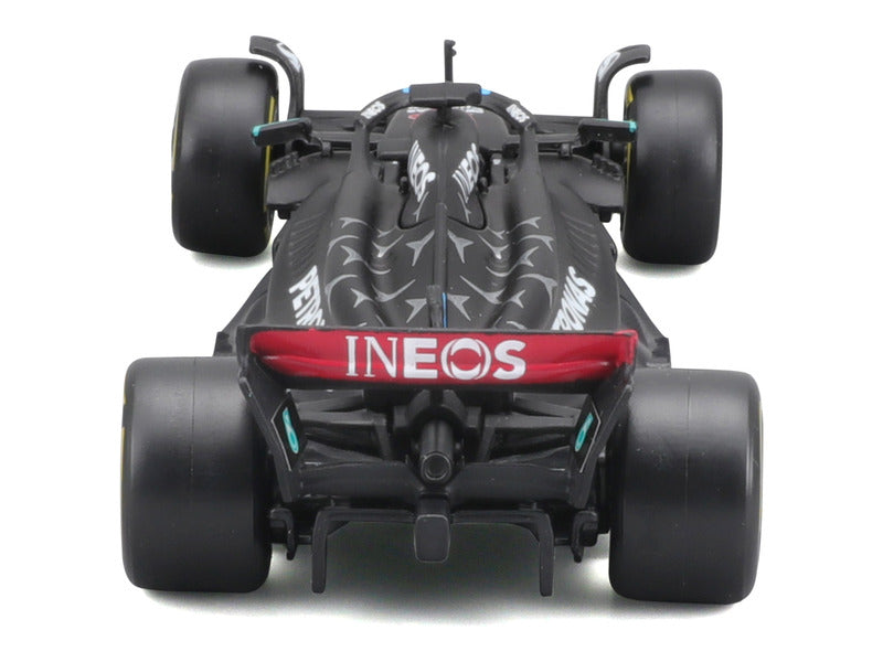 Mercedes car model, F1 W 14 E, bburago, 1:43, George Russell #63, 2023