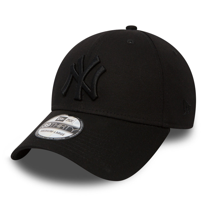 Șapcă New York Yankees, New Era, 39THIRTY, Basic, negru total
