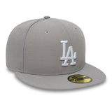 Șapcă Los Angeles Dodgers, New Era, 59FIFTY, Basic, gri