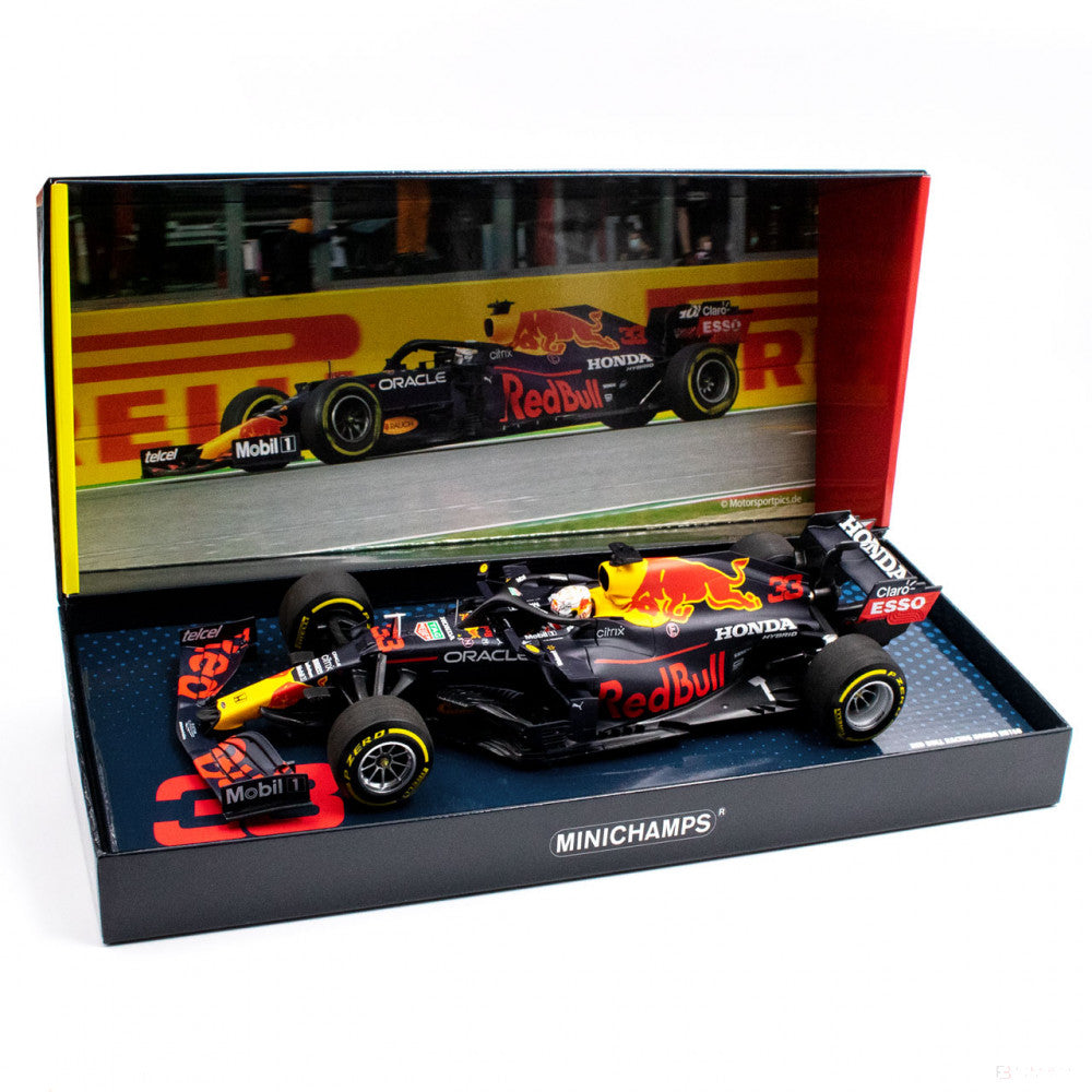 Max Verstappen Red Bull Racing Honda RB16B Formula 1 Emilia-Romagna GP 2021 Limited Edition 1:18 - FansBRANDS®