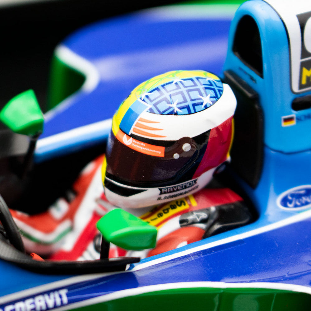 Masina Model, Mick Schumacher Benetton Ford B194 Demo Run Belgium GP 2017, 1:18, Albastru, 2017 - FansBRANDS®