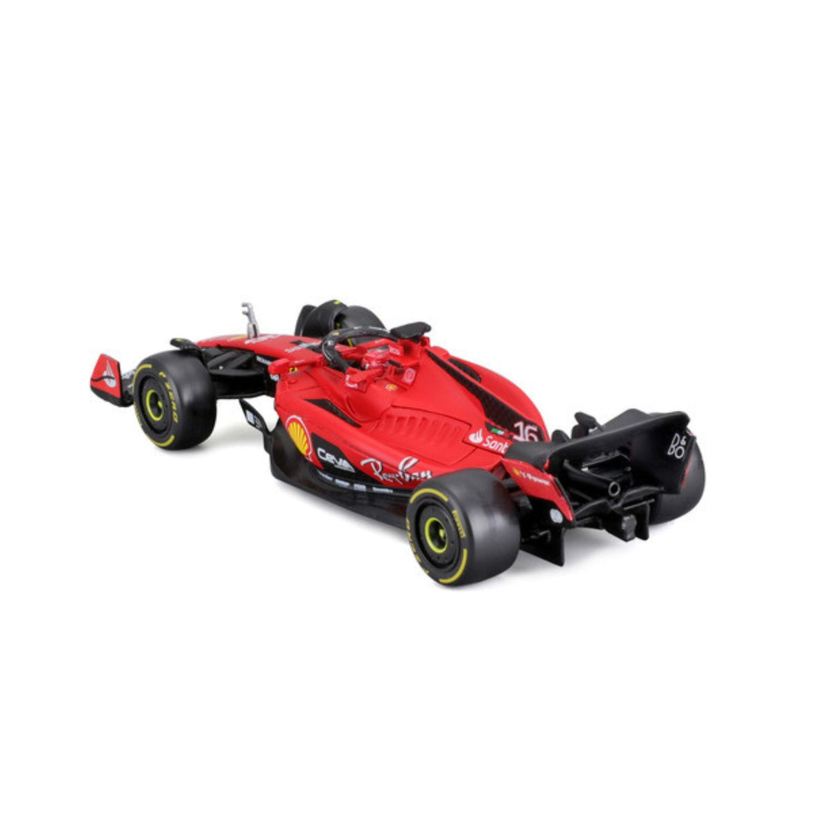 Ferrari F1 model car, with helmet, SF-23, bburago, 1:43, Charles Leclerc #16