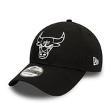 Șapcă Chicago Bulls, New Era, 9FORTY, de bază, negru