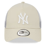 Șapcă New York Yankees, de tip trucker, New Era, 9FORTY, esențial, bej