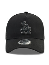 Șapcă Los Angeles Dodgers, model trucker, New Era, 9FORTY, neagră