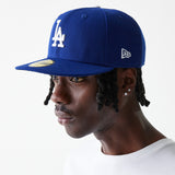 șapcă Los Angeles Dodgers, New Era, 59FIFTY, albastru