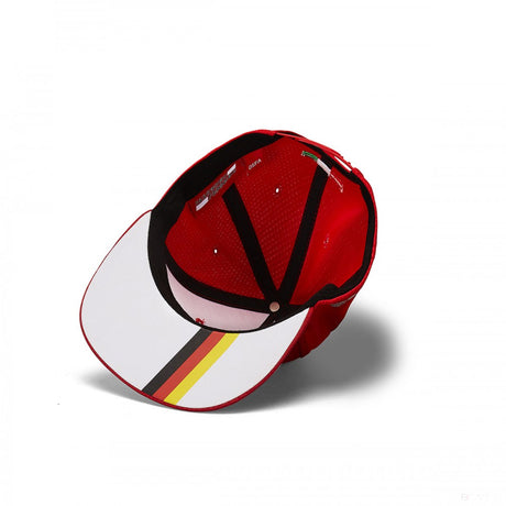 Sapca de Flatbrim, Ferrari Sebastian Vettel, SEB5, Unisex, Rosu, 2019 - FansBRANDS®