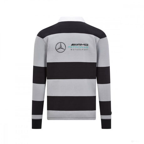 Tricou de Barbat cu Maneci Lungi, Mercedes, Negru, 2020 - FansBRANDS®