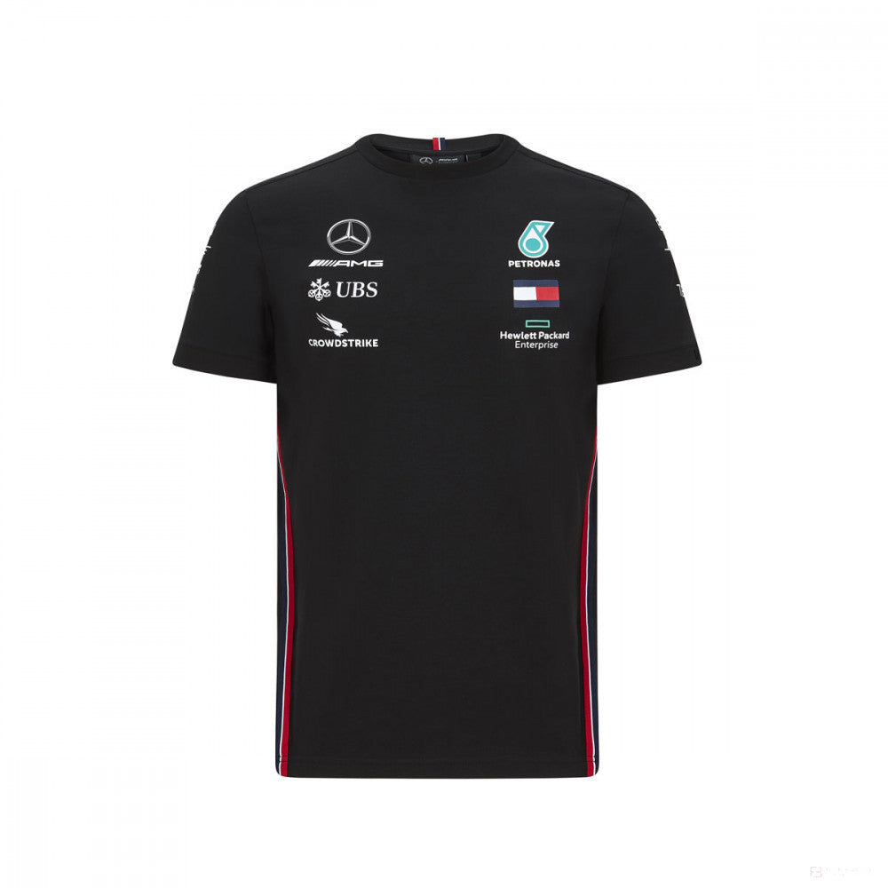 Tricou de Barbat, Mercedes, Negru, 2020