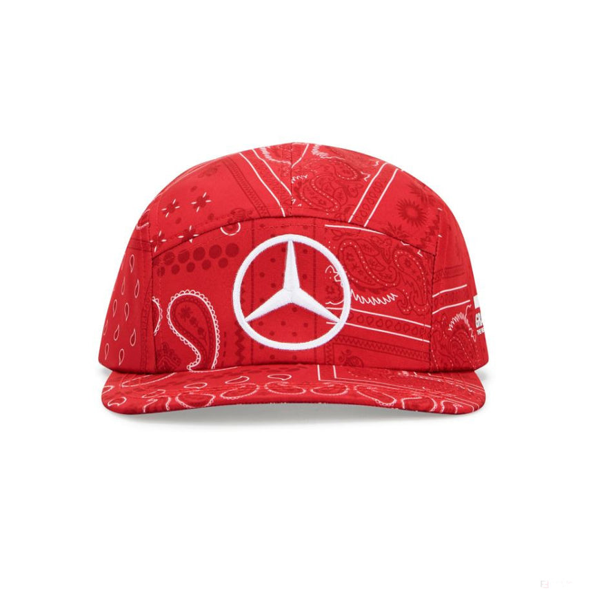 Sapca de Baseball Mercedes Lewis Hamilton - British GP, Unisex, Rosu, 2020 - FansBRANDS®