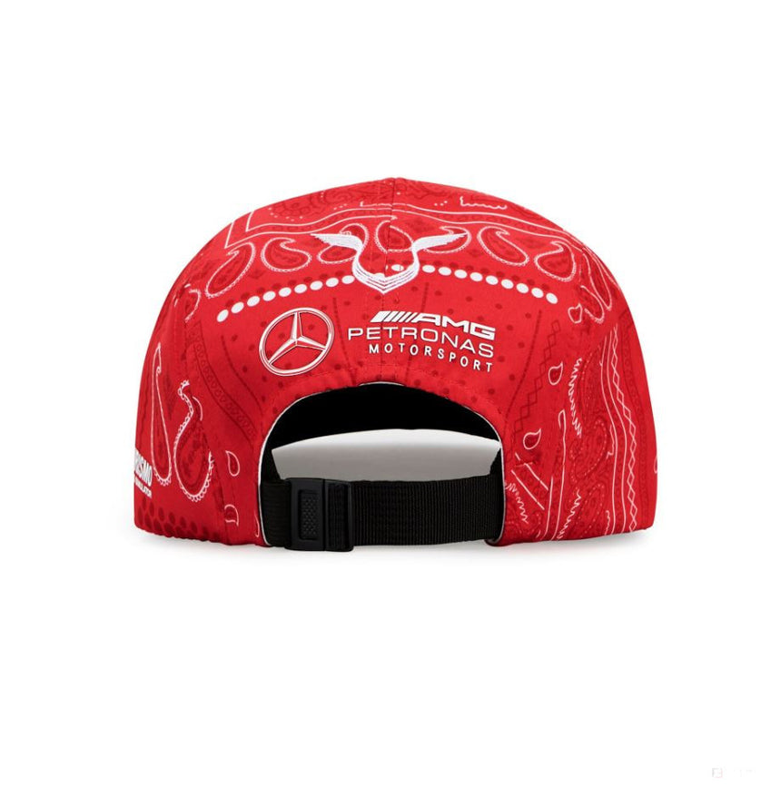 Sapca de Baseball Mercedes Lewis Hamilton - British GP, Unisex, Rosu, 2020 - FansBRANDS®