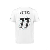 Tricou de Barbat Mercedes Valtteri Bottas, Valtteri 77, Alb, 2018