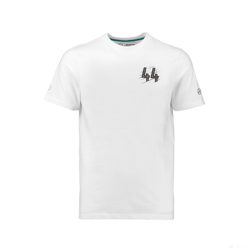 Tricou de Copil Mercedes Lewis Hamilton, Alb, 2018 - FansBRANDS®