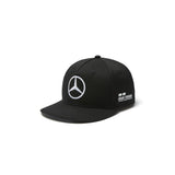 Sapca de Flatbrim Mercedes Lewis Hamilton, Unisex, Negru, 2018 - FansBRANDS®