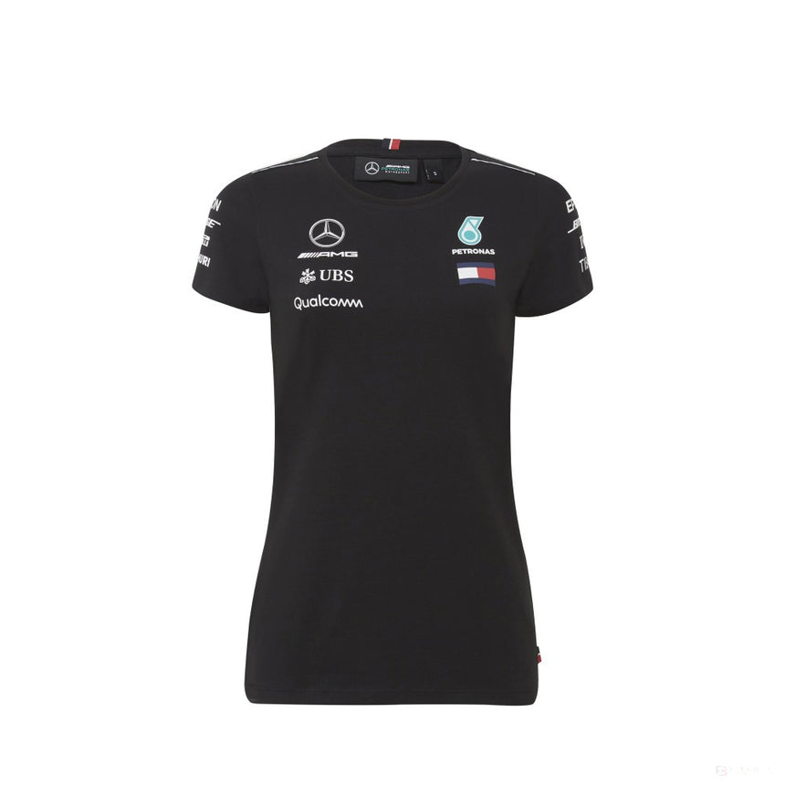 Tricou de Dama, Mercedes Team, Negru, 2018 - FansBRANDS®