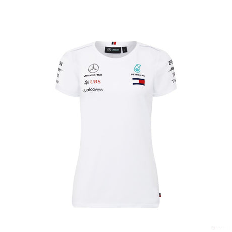 Tricou de Dama, Mercedes Team, Alb, 2018 - FansBRANDS®