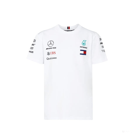 Tricou de Copil, Mercedes Team, Alb, 2018 - FansBRANDS®