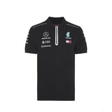 Tricou de Barbat cu Guler, Mercedes Team, Negru, 2018 - FansBRANDS®