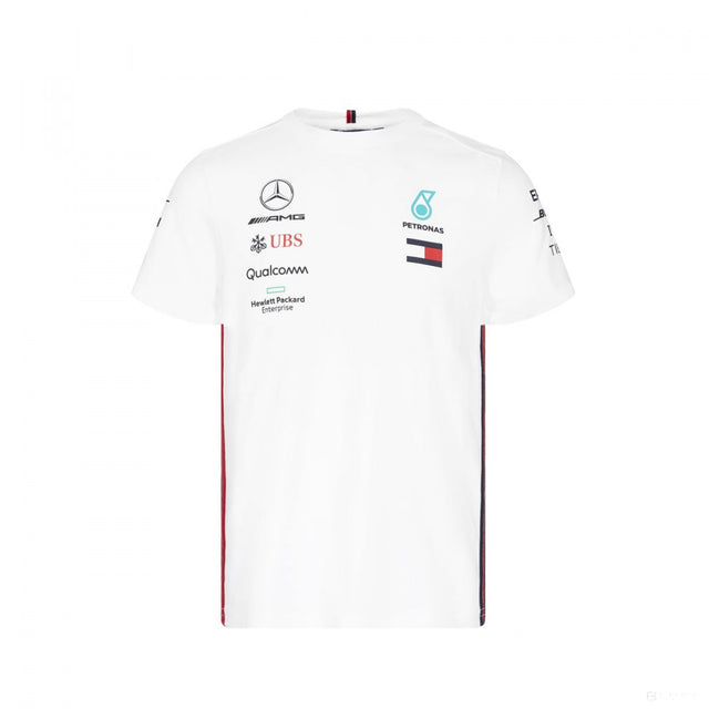 Tricou de Barbat, Mercedes, Alb, 2019 - FansBRANDS®