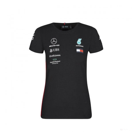 Tricou de Dama, Mercedes, Negru, 2019 - FansBRANDS®