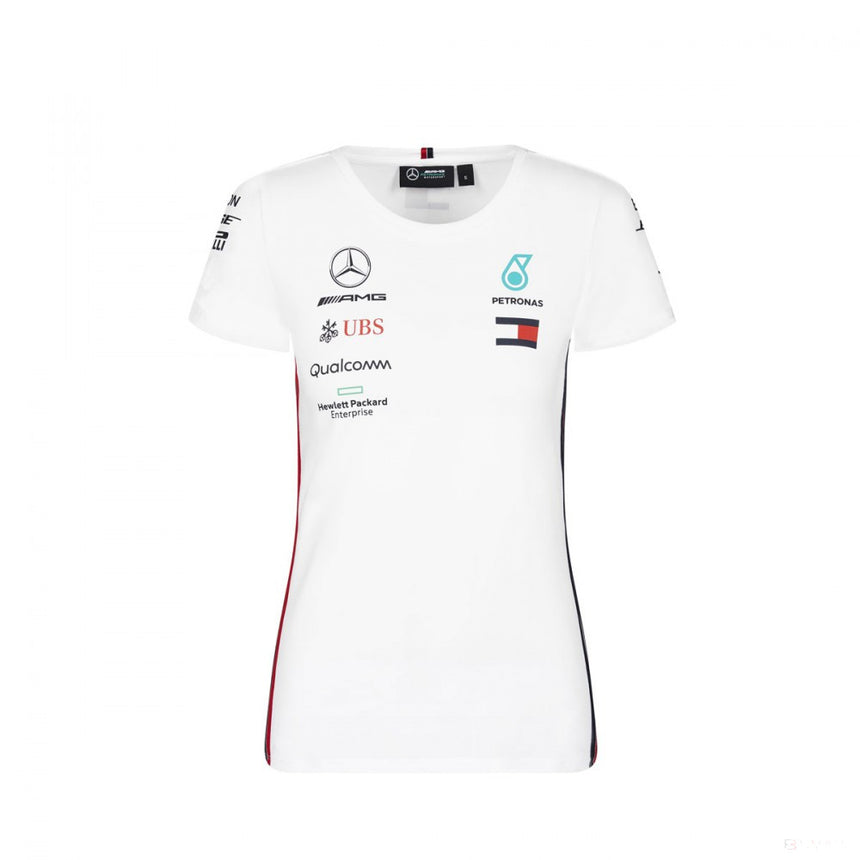 Tricou de Dama, Mercedes, Alb, 2019 - FansBRANDS®