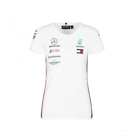 Tricou de Dama, Mercedes, Alb, 2019 - FansBRANDS®