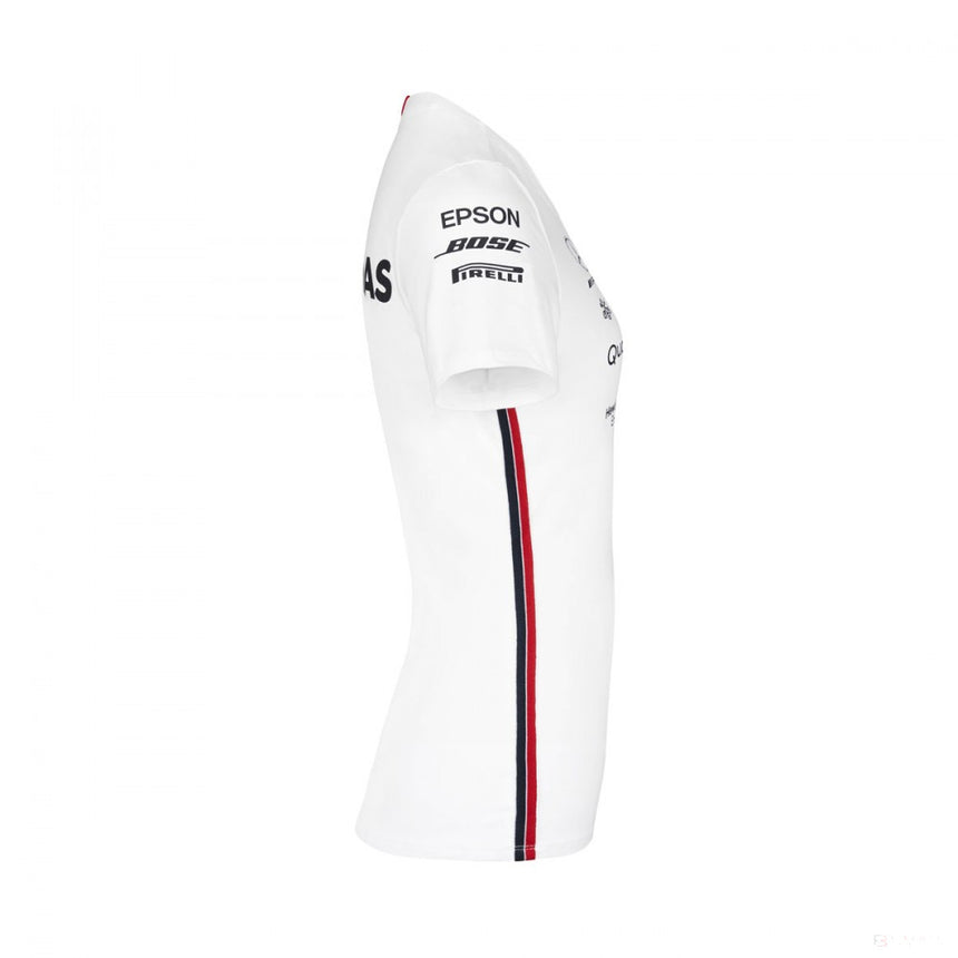 Tricou de Dama, Mercedes, Alb, 2019 - FansBRANDS®