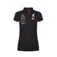 Tricou de Dama cu Guler, Mercedes, Negru, 2019 - FansBRANDS®