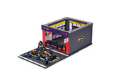 Kit model Red Bull Racing, acces în zona pit stop, BBurago, 1:43, Max Verstappen, Nr. 1, RB19
