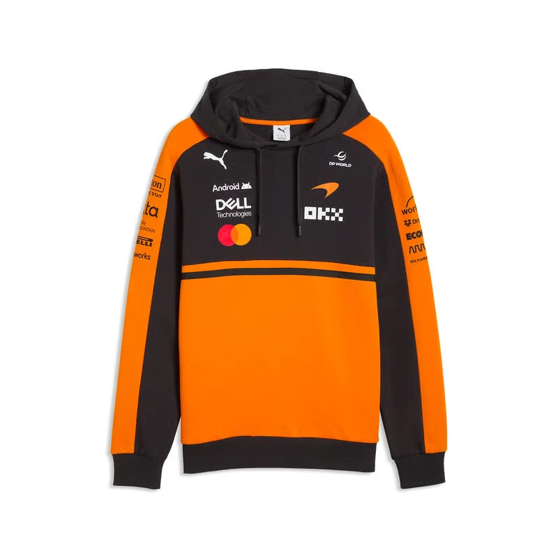 Pulover cu glugă McLaren, echipă, papaya, 2026