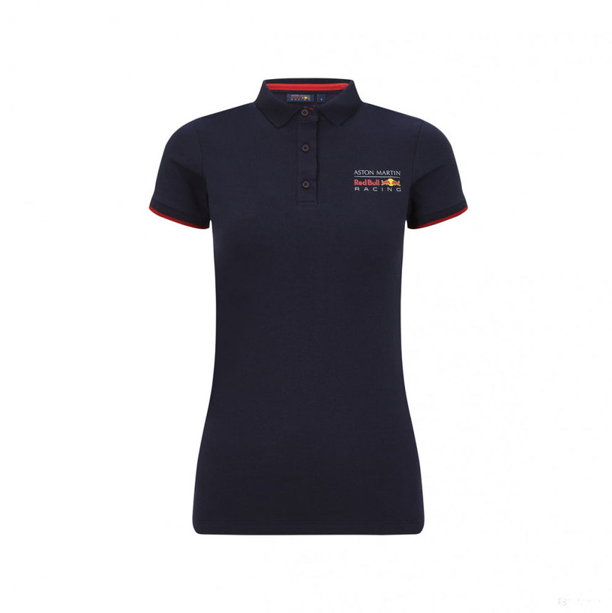 Tricou de Dama cu Guler, Red Bull Classic, Albastru, 2020 - FansBRANDS®