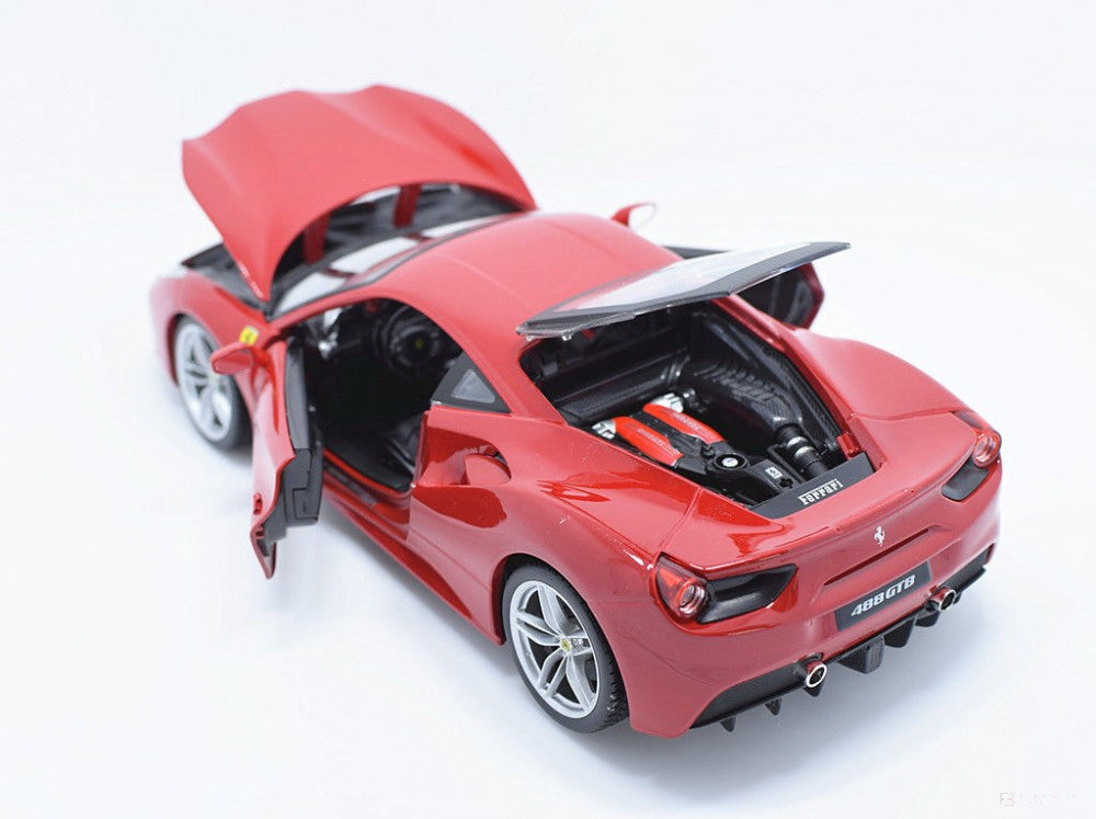 Model Masina, Ferrari Ferrari 488 GTB, 2018, Rosu, 1:18 - FansBRANDS®