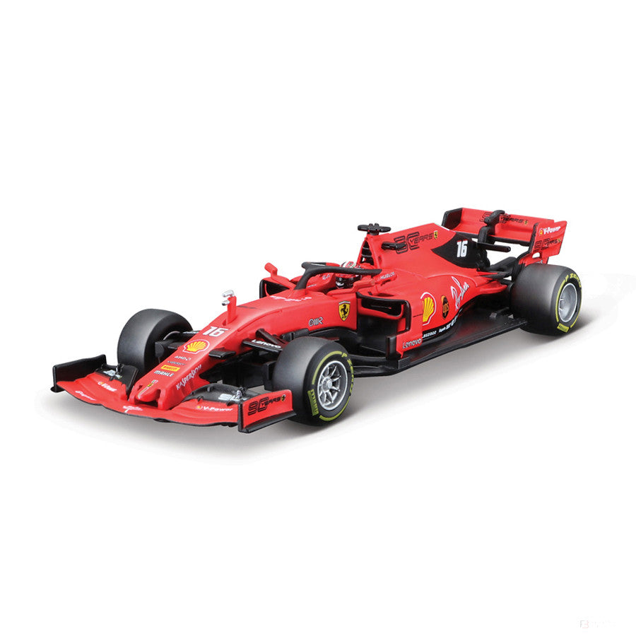 Masina Model, Ferrari Charles Leclerc SF90 #16, 1:18, Rosu, 2021 - FansBRANDS®