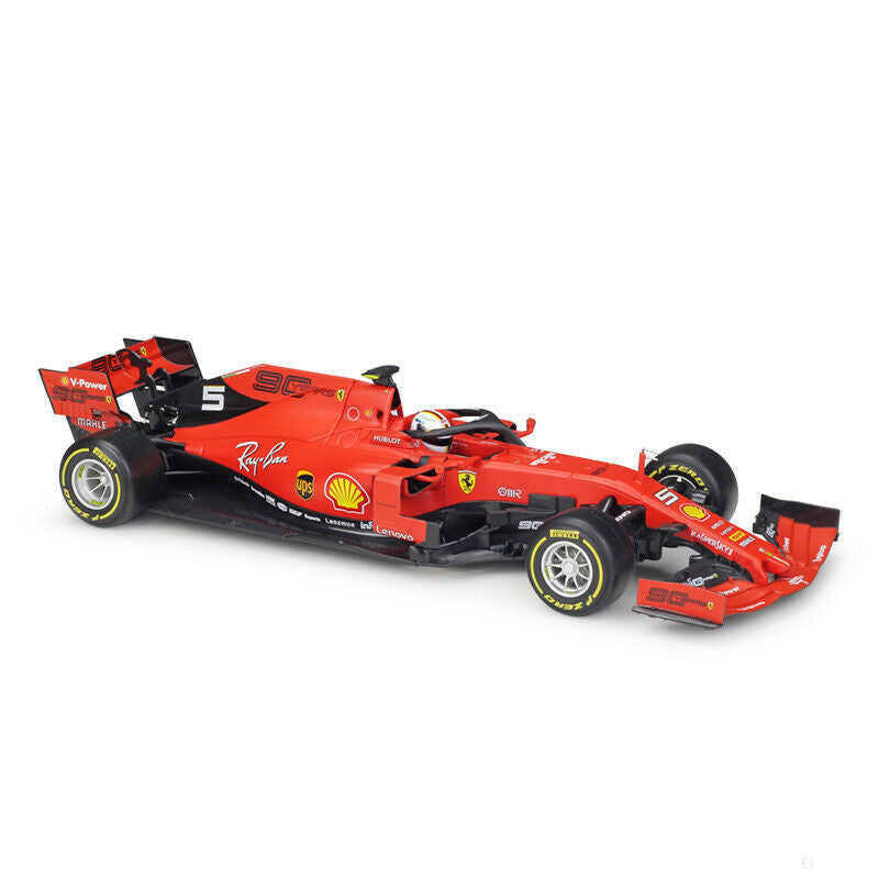 Model Masina, Ferrari SF90 Vettel, 2019, Rosu, 1:18
