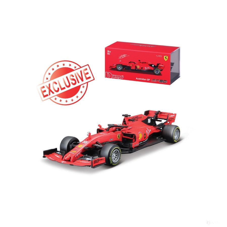 Model Masina, Ferrari SF90 Charles Leclerc, 2020, Rosu, 1:43
