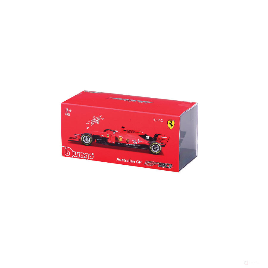 Masina Model, Ferrari Sebastian Vettel SF90 SIGNATURE #5, 1:43, Rosu, 2021 - FansBRANDS®