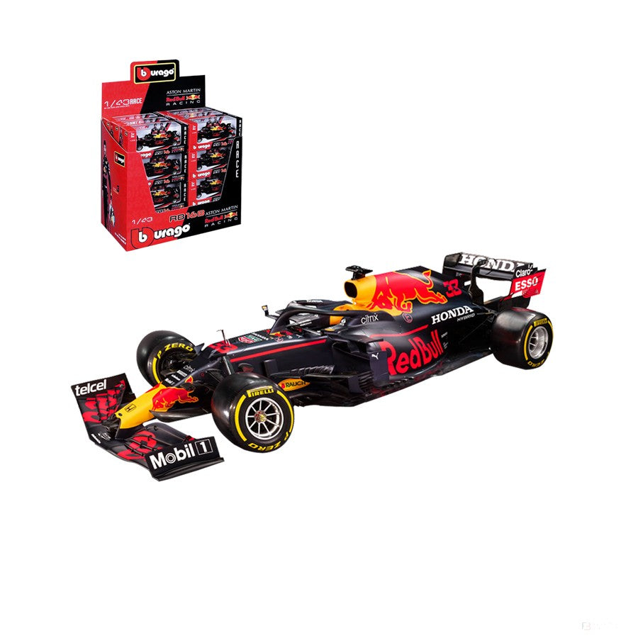 Model Masina, Red Bull RB16B Max Verstappen, 2021, Albastru, 1:43 - FansBRANDS®