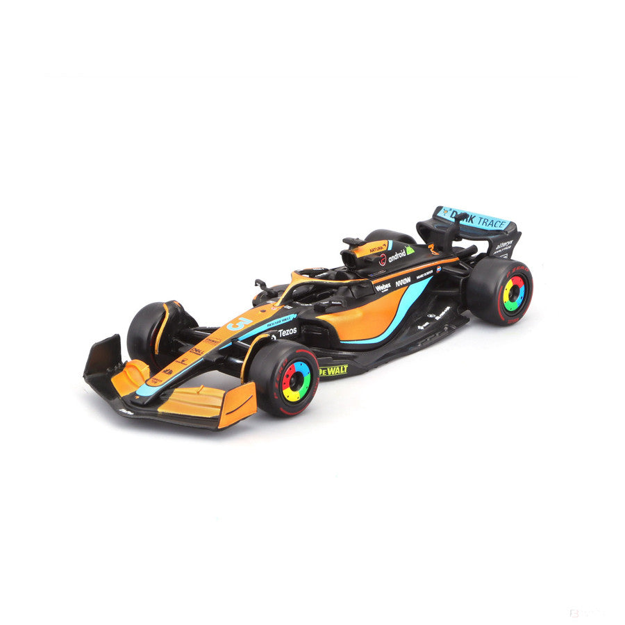 🎁 McLaren F1 Model car, Bburago, F1 MCL36, Daniel Ricciardo #3, orange, 1:43 scale, 2022 (100% off)