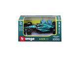 Mașină-model Aston Martin, AMR23, Bburago, la scară 1:43, Fernando Alonso #14, 2023