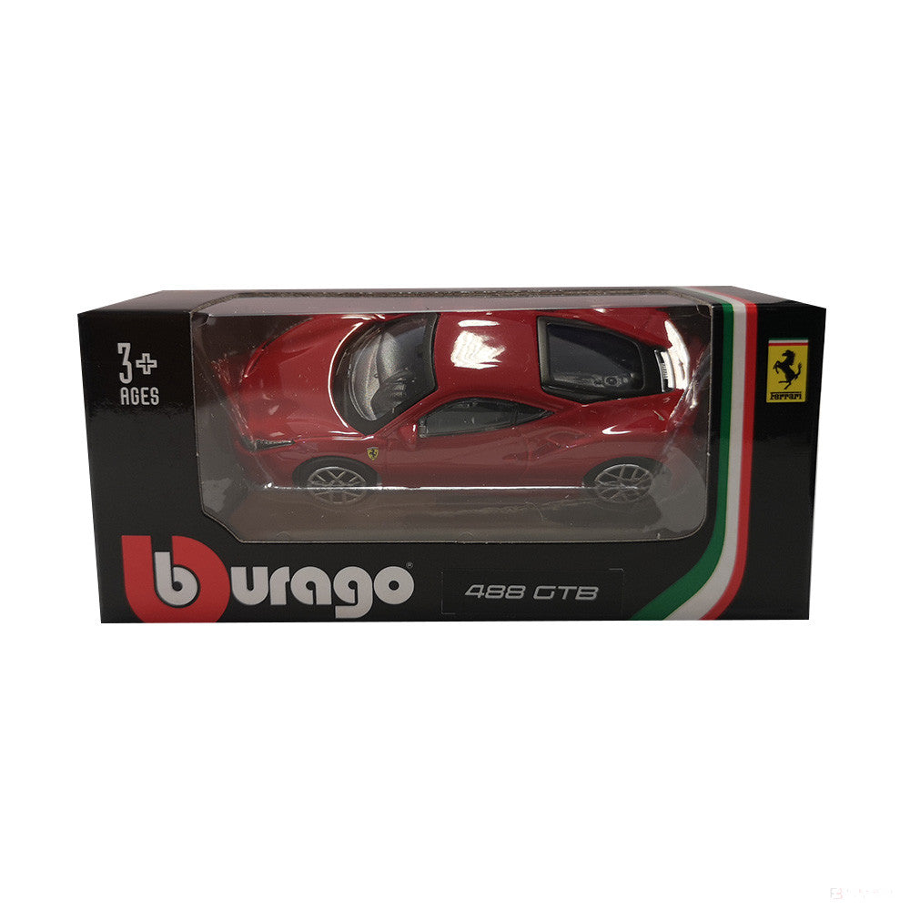 Model Masina, Ferrari 488 GTB, 2020, Rosu, 1:64 - FansBRANDS®